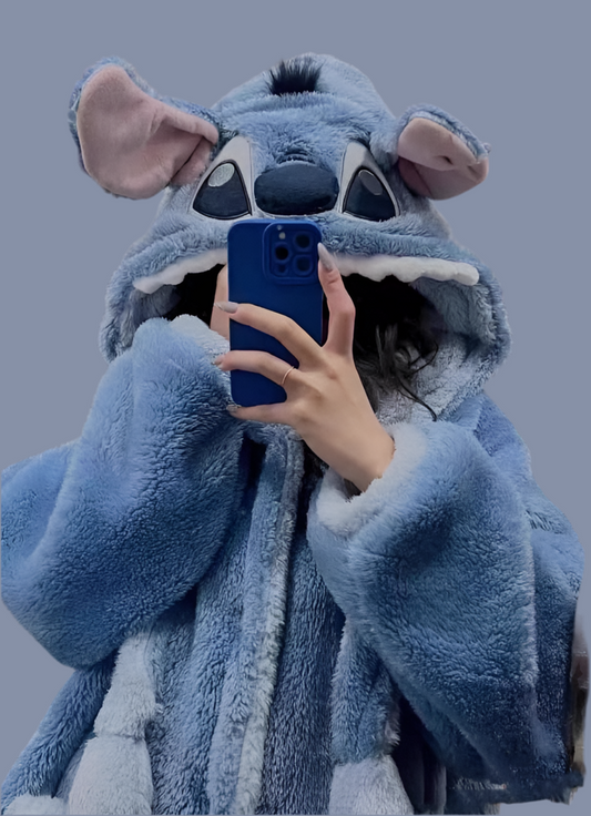 Stitch Like Cozy Snuggle Set – 2 Piecei Fleece Lounge Wear