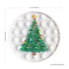 Pop It Fidget Toy - White With Christmas Tree