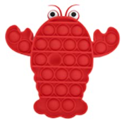Pop It Fidget Toy- Red Lobster