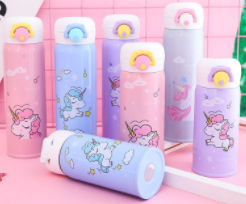 Children's Unicorn Stainless Steel Water Bottles