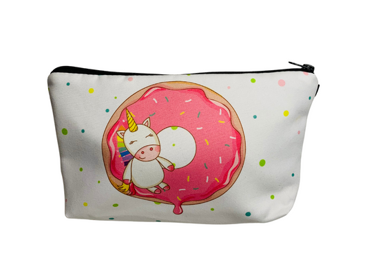 Be Magical- Cosmetics Bag- Unicorn On Doughnut
