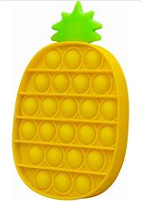Pop It Fidget Toy- Yellow Pineapple (Damage Packaging)