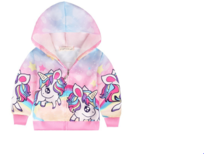 *Sale* Lexi J Brands- Girl's Unicorn Jacket- Dreamy Light Galaxy