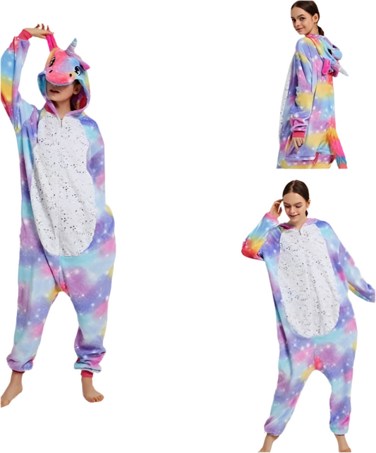Purple Unicorn Sparkles Tie Eyed Onesie