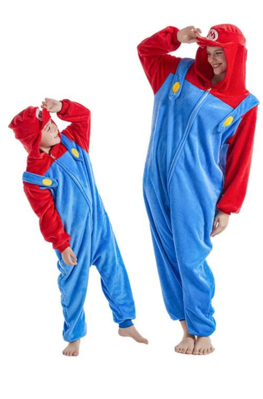 Super Mario “Power-Up” Red Adult Onesie – Let’s-a Lounge!