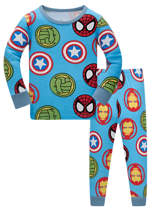 Super Hero Jam 2 Piece Pajamas