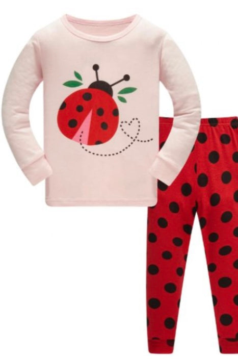 Lady Bug Love 2 Piece Pajamas