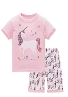 Be Magical- Girl's 2 Piece Pajama Set-  Wild Unicorn W/ Free Unicorn Bracelet (Limited Supply)