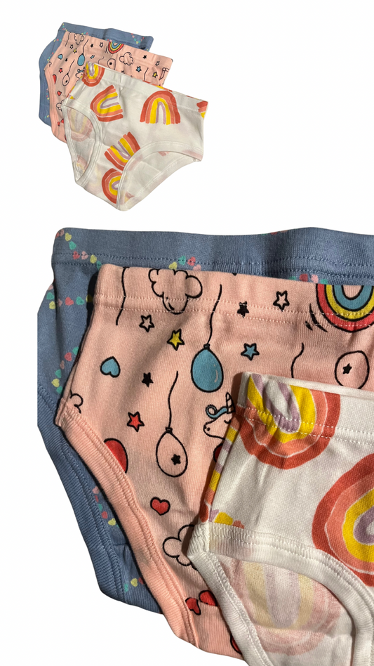 3 pack girls underwear