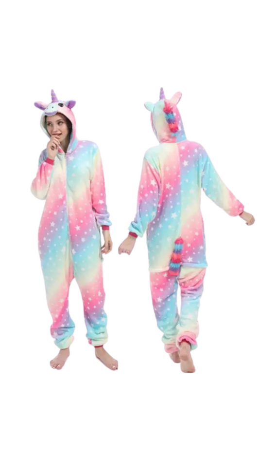 Starry Rainbow Unicorn Teen/ Young Adult Onesie!