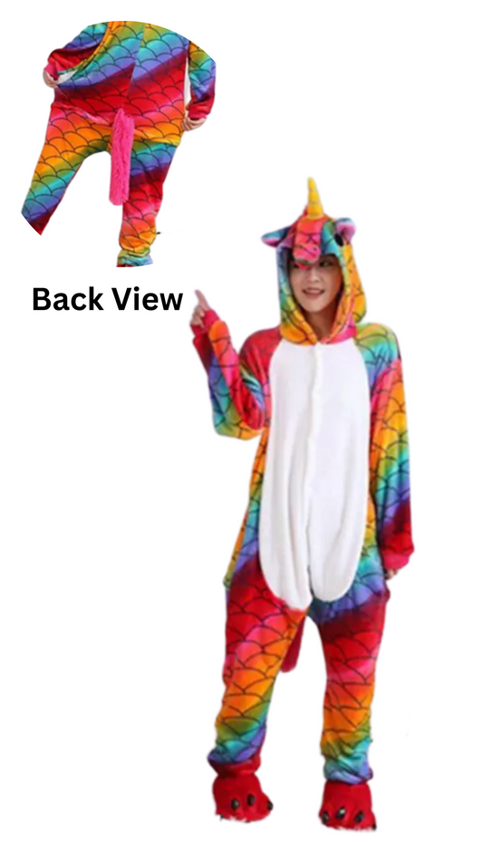 Unicorn Onesie (Bright Multicolor)