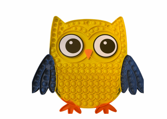 Owl is a hoot Pop It! XL size pop it!