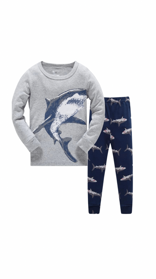 Little Big Boys Shark Pajamas