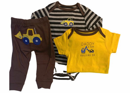 Tractor (Boys) Onesie Set