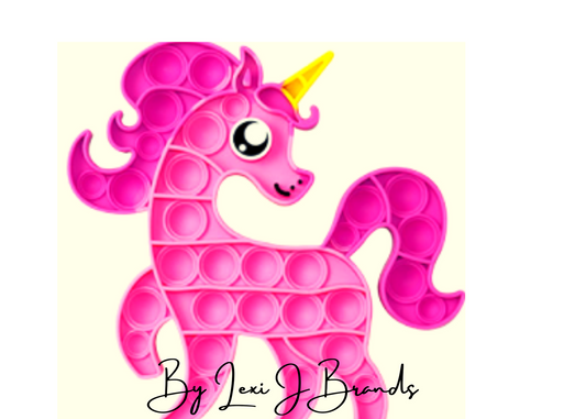 Unicorn pop it toy