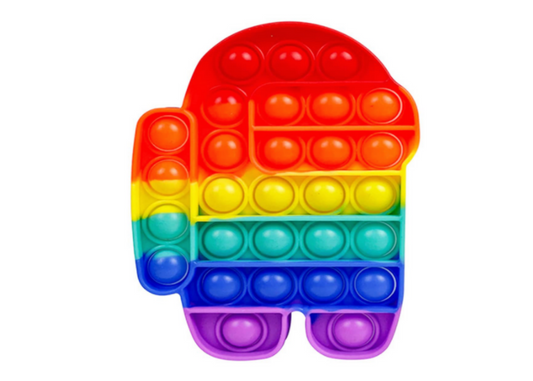 Pop It Fidget Toy- Rainbow Among Us