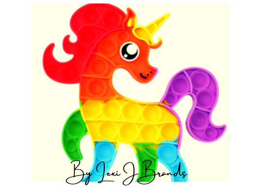 Unicorn pop it toy