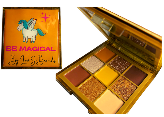 Be Magical- Eye Shadow 9 Color Palette- Gold Case
